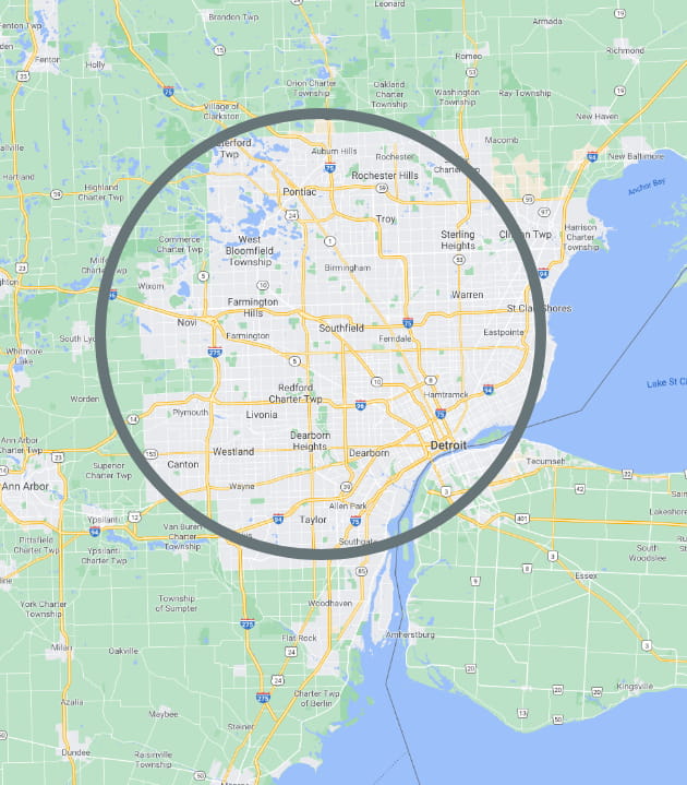 Contact Customs Environments for Landscaping | Michigan  - contact-map