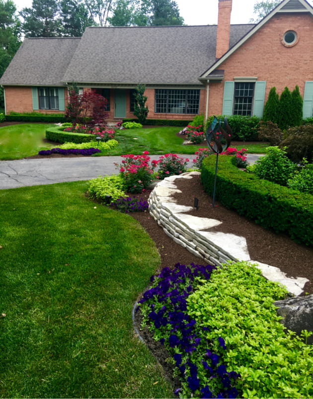 Custom Landscape Design in Oakland County by Custom Environments